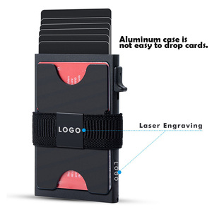 Porte-cartes intelligent antivol RFID, porte-cartes pour homme, portefeuille pop-up pour homme, porte-<span class=keywords><strong>carte</strong></span> d'identité, portefeuille fin pour homme - Product Image 5