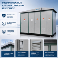 Poste de transformateur compact préfabriqué MV/LV 10 kV 630 kVA 1000 kVA 1600 kVA avec coffret en acier – Approvisionnement direct usine