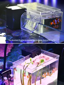 Accessoires d'aquarium, boîte de reproduction suspendue externe pour aquarium, conception modulaire, pompe USB pour aquariums marins/mangroves, intérieur, ATS algues - Product Image 4