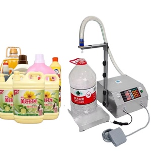 Máquina de Llenado de Líquidos Semiautomática Digital CNC para Detergente Lavavajillas, Alcohol, Detergente para Ropa, en Botellas de Plástico y Vidrio - Product Image 2