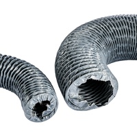 Tuyau d'aération flexible en PVC et nylon, anti-UV, pour usage industriel, diamètre 50-550 mm, longueur 1-10 m