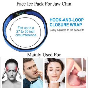 Bungkus es panas terapi dingin wajah pasca operasi bungkus es wajah dapat disesuaikan untuk kebijaksanaan gigi, rahang, kepala dan dagu, sakit kepala - Product Image 5
