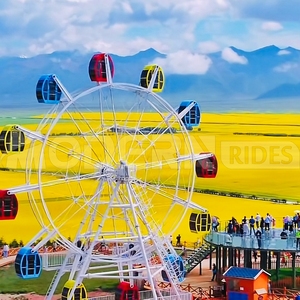 Atracciones de feria para adultos, atracciones de parque de diversiones al aire libre, noria pequeña de 20 m en venta - Product Image 1