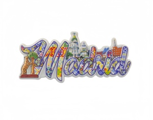 Malaga Spain 3D Fridge Magnet Custom-shaped Madrid Refrigerator Magnet Art Deco Souvenir Gift for Home <b>Kitchen</b> Decoration - Product Image 1