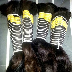 Prix Usine Réduit Cheveux Remy de Haute Qualité Vierge en Vrac Indiens Naturels Ondulés Profonds Grade Remy Indien Double Trame Faite à la Machine - Product Image 1