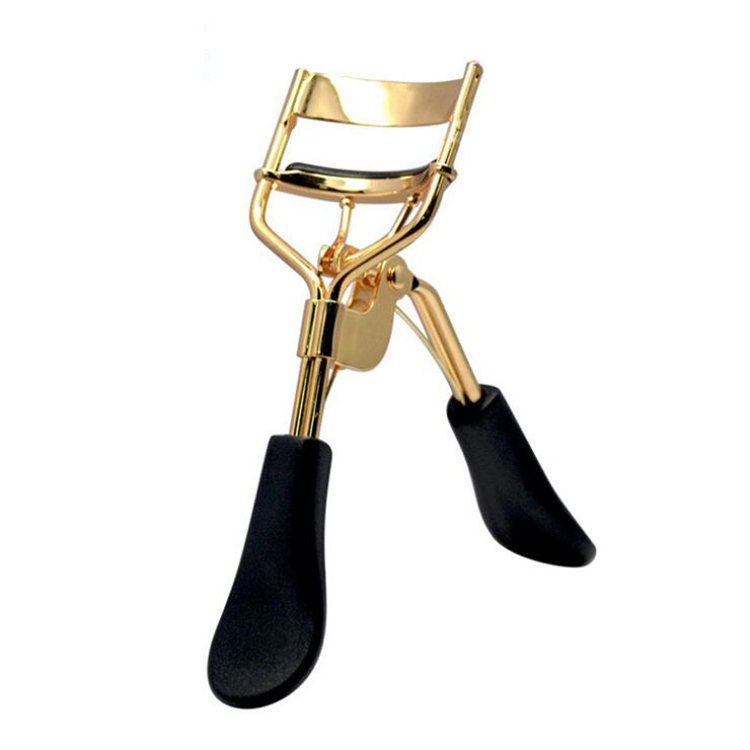 Черные щипцы для завивки ресниц с пружинной загрузкой/нержавеющая сталь