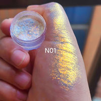 2024 nouvelle perle blanche Aurora caméléon Pigment fard à paupières étincelant lâche Pigments de fard à paupières