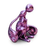 Sculpture de tête de cheval Hulk en fibre de verre pour jardin et intérieur, décoration artisanale en résine, grande statue d'animal de dessin animé