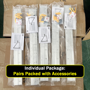 Clip Metálico en Z Preperforado de Aluminio LENWA <span class=keywords><strong>Baiwei</strong></span>, Soporte de Aluminio para Listones Divididos Bunnings - Product Image 4