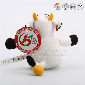 Suave y popular lindo mini vaca de peluche de juguete suave vaca animales de peluche para llenar - Product Image 3