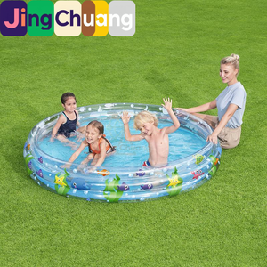 Jingchuang51004 Piscina Inflable de Tres Anillos, Piscina Redonda <span class=keywords><strong>para</strong></span> Bebés, Juguete <span class=keywords><strong>para</strong></span> Bebés, Piscina Interior <span class=keywords><strong>para</strong></span> Bebés - Product Image 2