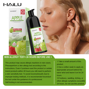 Maiqeix Apple Premium <strong>Hair</strong> Color CN Brand Dye Black Professional <strong>Brown</strong> Instant Shampoo Application Cream <strong>Toner</strong> Ammonia Free - Product Image 4