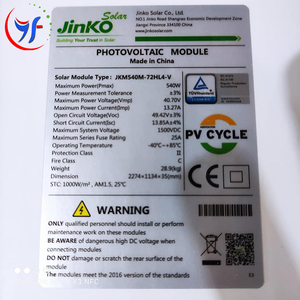 2024 Offre Spéciale prix du panneau solaire <span class=keywords><strong>Jinko</strong></span> <span class=keywords><strong>535w</strong></span> 540w 545w 550w Solar Tiger Pro meilleurs panneaux solaires bifaciaux double verre solaire maison - Product Image 6