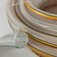 Tuyau flexible en PVC transparent, durable, haute pression, écologique, pour l'eau, l'huile, le gaz, usage industriel, domestique, jardinage, arrosage