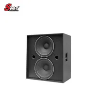 Système de son surround Seer Audio TD-215 à double haut-parleur de 15 pouces, 40 Hz-20 kHz, enceinte en contreplaqué, ligne active pour utilisation en théâtre ou à domicile