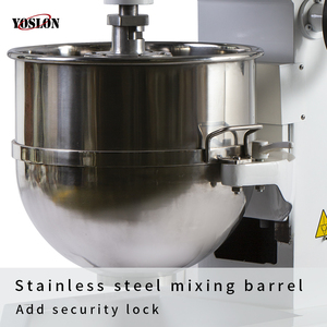 Yoslon accesorios de mezclador planetario, 10L 20L 30L 40L 50L 60L 80L tazón extraíble de acero inoxidable para mezclador de masa de pan/ - Product Image 5