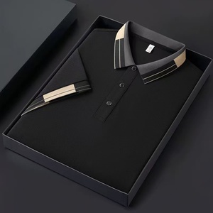 Camisetas de Golf Personalizadas de Alta Calidad para Hombre, Diseño Liso, Tejido de Poliéster/Algodón, Logotipo Bordado, Manga Corta - Product Image 5