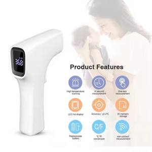 Termometer dahi inframerah bayi tanpa sentuhan, termometer demam dahi inframerah tanpa kontak - Product Image 5