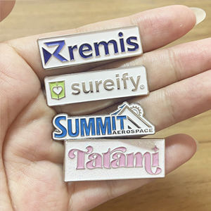 Toptan tasarımcı rozeti sert özelleştirilmiş Metal şirket Logo pimleri mıknatıs manyetik emaye pimleri - Product Image 2