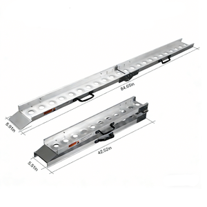 <span class=keywords><strong>Rampe</strong></span> <span class=keywords><strong>de</strong></span> moto en aluminium, capacité <span class=keywords><strong>de</strong></span> 440 lb, <span class=keywords><strong>rampe</strong></span> <span class=keywords><strong>de</strong></span> chargement portable pour moto tout-terrain, vélo et vélo électrique, camionnettes, remorques et abris - Product Image 5
