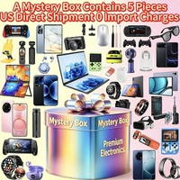 Caja Sorpresa Avanzada con 5 Artículos, 100% Sorpresa, Accesorios para Teléfono Móvil, con Smartphone 5G, Smartwatch, Auriculares, Laptop, Regalo Aleatorio