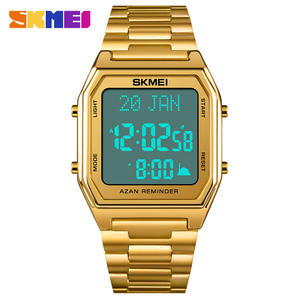 Azan — montre-bracelet numérique étanche 30M pour homme, chronographe, étanche, grande marque, collection <span class=keywords><strong>1763</strong></span> - Product Image 2