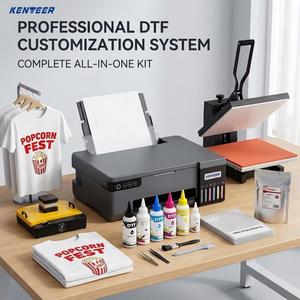 Máquina de Impresión por Transferencia de Calor de Bajo <span class=keywords><strong>Precio</strong></span>, Impresora DTF A4 de Inyección de Tinta <span class=keywords><strong>EcoTank</strong></span> L8058 Modificada para Impresión DIY en Camisetas, Telas y Textiles - Product Image 1