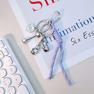 <span class=keywords><strong>Porte</strong></span>-clés en métal zinc en forme de ballon de sport, personnalisable avec logo, pour sac à dos, portefeuille, ou comme breloque décorative - Product Image 3