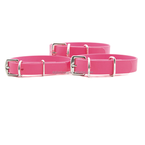 Collares Personalizados para Perros, Recubiertos de PVC, Impermeables, de Poliéster, Suaves, Extremadamente Resistentes, Antiolor, de Colores, con Acero Inoxidable Resistente a la Oxidación - Product Image 4