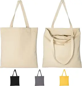 Рекламная сумка для покупок, 100%, Хлопковый мешок, многоразовый холщовый мешок с карманом
