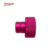 Convertisseur de bouteille de CO2 Tr21-4 violet 60L à connexion rapide pour usage domestique DUO, en alliage d'aluminium, sûr et facile à remplacer