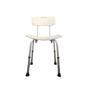 Chaise de douche antidérapante avec dossier et hauteur réglable pour personnes âgées et femmes enceintes - Product Image 4