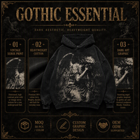 Sweat à capuche oversize épais pour homme, 100% coton, en molleton vintage, délavé à l'acide, avec imprimé ange pleurant gothique, style streetwear, personnalisé ODM
