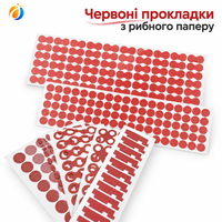 Joint d'étanchéité en papier fibre vulcanisé rouge personnalisé, auto-adhésif, résistant aux hautes températures, pour applications industrielles