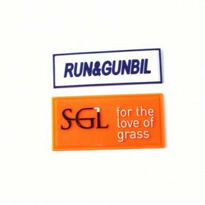 Customized Embossed 2D Soft PVC Logo <b>Patch</b> Badge for Sewing for Garment Labels - Product Image 3