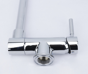 Mitigeur d'eau douche arrêt de fenêtre robinet à 3 voies robinet de cuisine en laiton à levier unique grifo de cocina robinet à tirette - Product Image 4