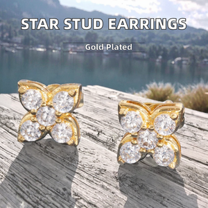 Pendientes de Plata de Ley 925 Personalizados al por Mayor para Mujer, con Moissanita VVS D en Forma de Estrella de Cinco Puntas, Certificación GRA, Finos, 3MM - Product Image 3