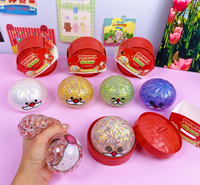 Coffret Cadeau Thème Noël Transfrontalier : Jouet Anti-Stress Squishy pour Jeunes, Emballage Créatif, Jouet de Simulation
