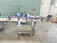 Machine d'étiquetage verticale automatique WB-LT80 pour bouteilles rondes en verre et en plastique liquides, machine d'étiquetage d'autocollants