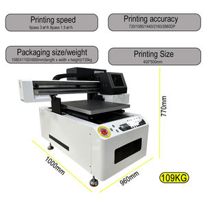 Imprimante à plat UV modèle 4050 la plus vendue, combinant une imprimante UV DTF, impression haute efficacité, économique - Product Image 4