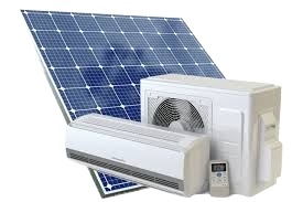 Climatiseur solaire mural central 18000 BTU, compresseur multi-zones, usage commercial, climatiseur solaire hybride - Product Image 3