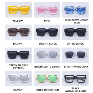 <span class=keywords><strong>2025</strong></span>年特大高級ミリオネアダイヤモンドフレームサングラスチェーン付き男性用シェードカスタムロゴデザイナースクエアサングラス - Product Image 4