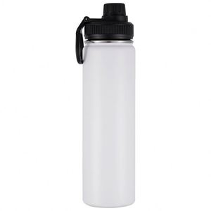 Bouteille d'eau isotherme de sport en acier inoxydable à double paroi de 18 oz de haute qualité, personnalisée, avec poignée - Product Image 1