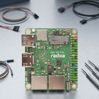Módulo de Relé de Cuatro Canales ESP32 I2C para Desarrollo Secundario con Kit de Placa de Desarrollo ESP-12F, Fuente de Alimentación CA/CC, Sistema Operativo Linux