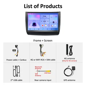 Reproductor de Radio Multimedia para coche Android para Toyota Prius 20 2002 - 2009 QLED GPS estéreo DSP CarPlay WIFI Auto 2DIN unidad principal de DVD - Product Image 6