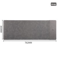 Tapis de table extra-long en PU avec chargement sans fil 15W, modèle WD56-6, étanche, impression de logo, pour le commerce extérieur (Chine)