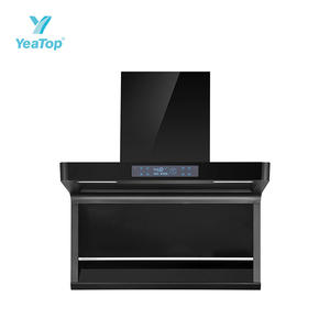 Campana Extractora de Acero Inoxidable para Cocina, Campana Doméstica de Alto Flujo de Aire con Succión Lateral, Ideal para Habitaciones de <span class=keywords><strong>Alquiler</strong></span>, con Motor de Alta Calidad - Product Image 2