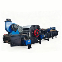 Machine combinée de broyeur et de déchiquetage de bois robuste pour le broyage et le meulage fin des branches et des souches de bois