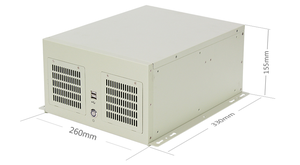 Boîtier PC mural personnalisé OPEN-AIR boîte à chaussures 4 emplacements châssis de serveur à montage mural prend en charge la carte mère MATX avec kits de rails latéraux - Product Image 3