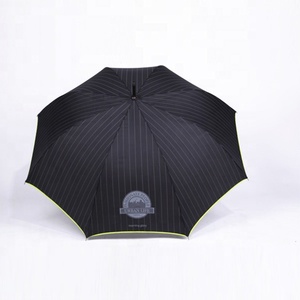 <span class=keywords><strong>Parapluie</strong></span> de <span class=keywords><strong>golf</strong></span> coupe-vent à rayures de haute qualité pour hommes - Product Image 2
